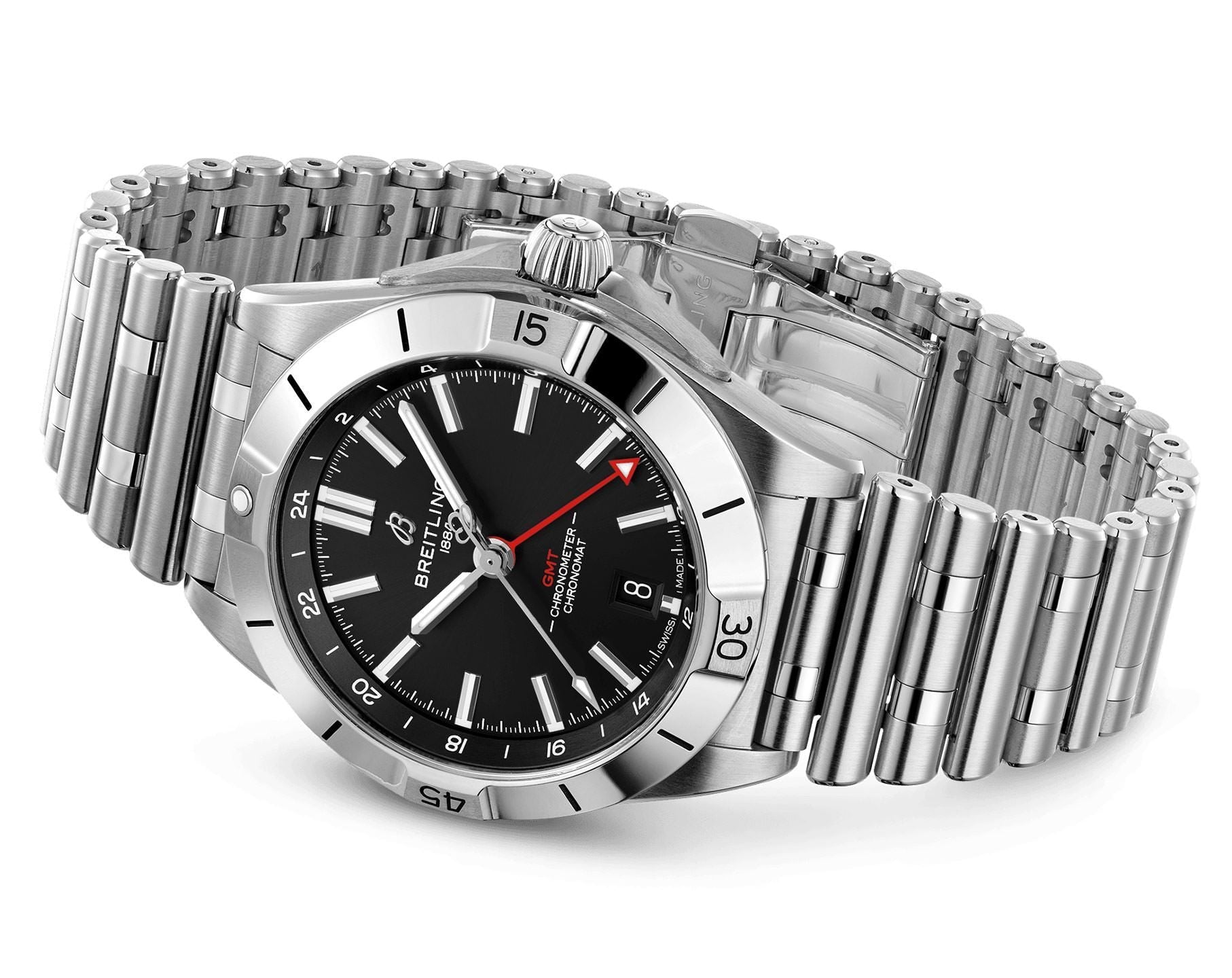 Breitling Chronomat GMT Black Dial Men 40mm