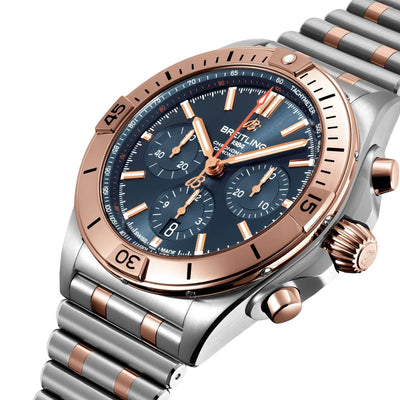 Breitling Chronomat B01 Blue Dial Men 42mm