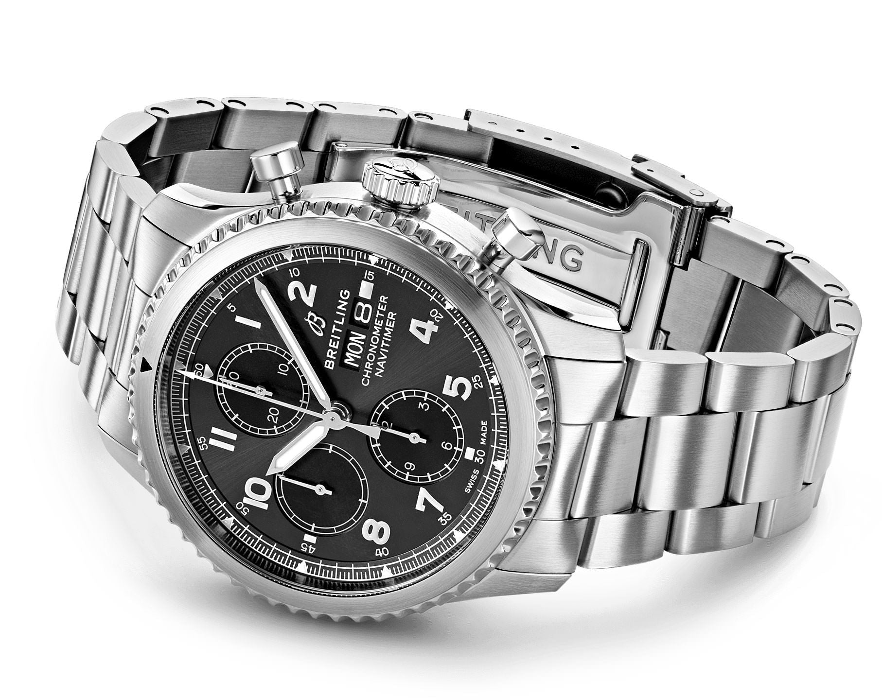 Breitling Navitimer 8 Chronograph 43 Black Black Dial Men 43mm