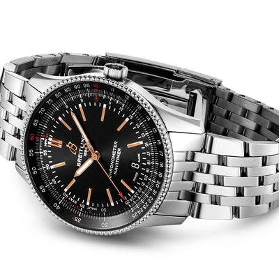 Breitling Navitimer Automatic Black Dial 41 MM Watch for Men