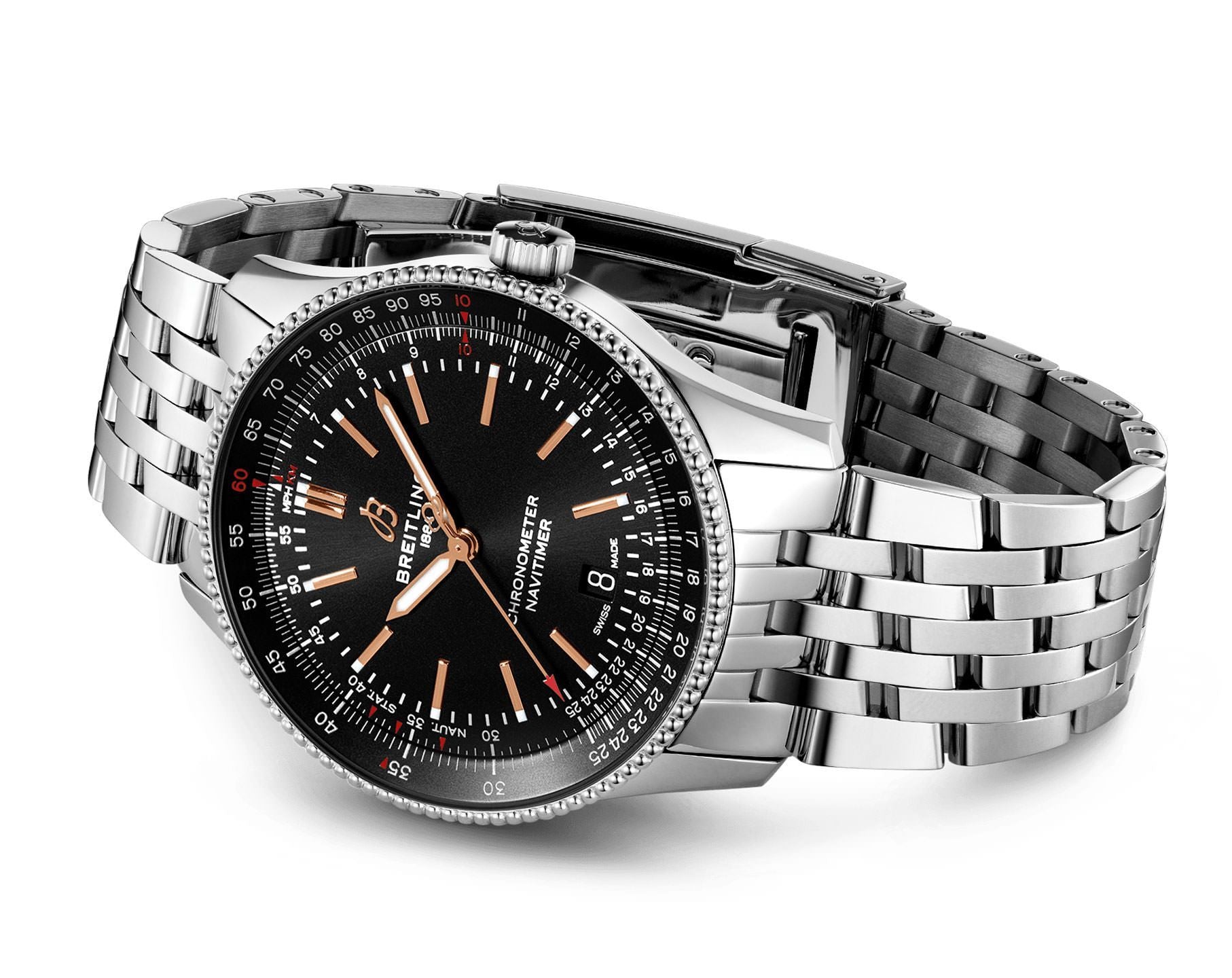 Breitling Navitimer Automatic Black Dial 41 MM Watch for Men