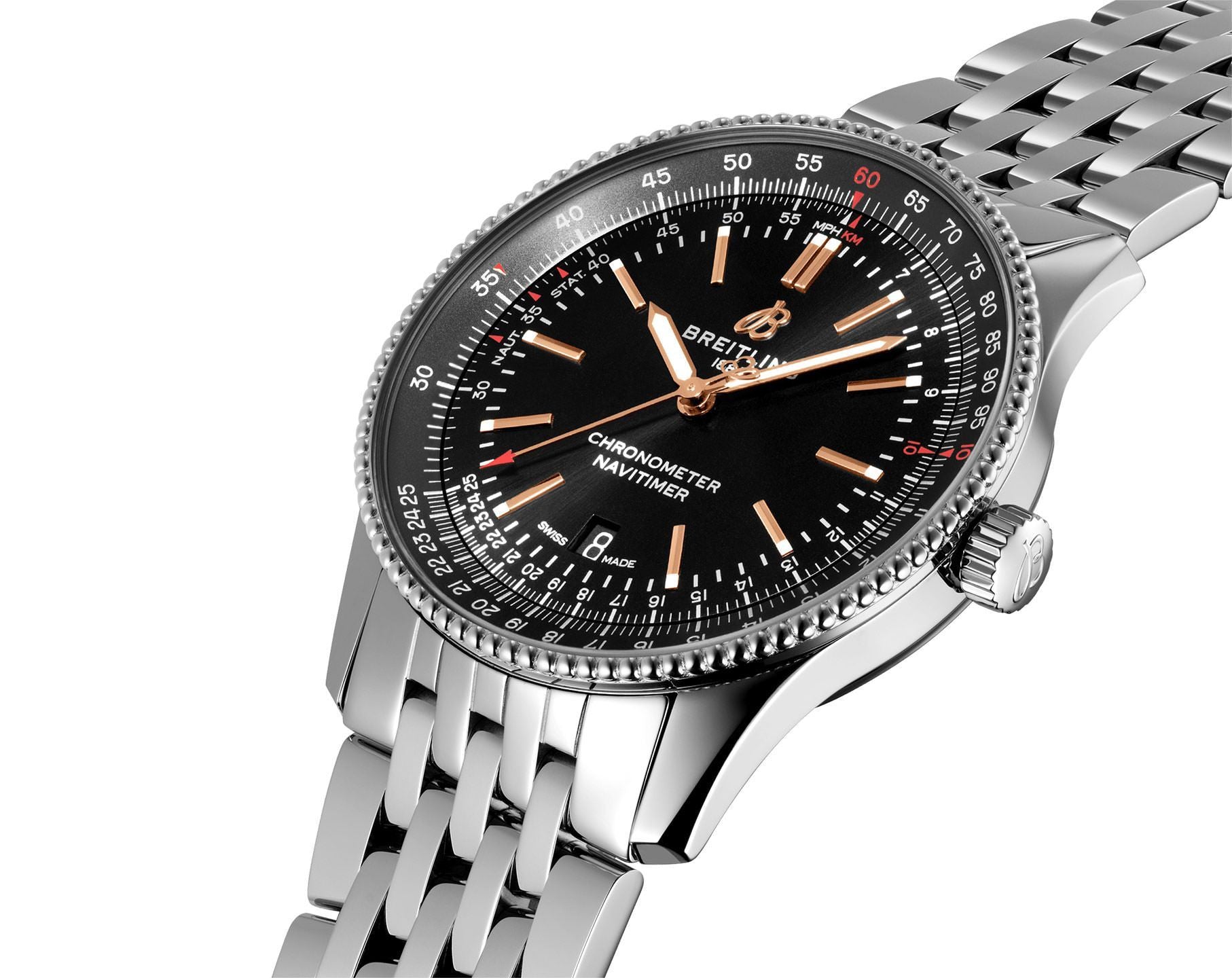 Breitling Navitimer Automatic Black Dial 41 MM Watch for Men
