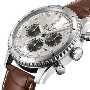 Breitling Navitimer B01 Chronograph Silver Dial Men 43mm