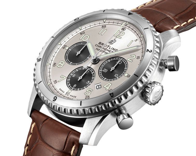 Breitling Navitimer B01 Chronograph Silver Dial Men 43mm