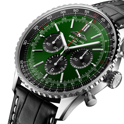 Breitling Navitimer B01 Green Dial Men 46mm