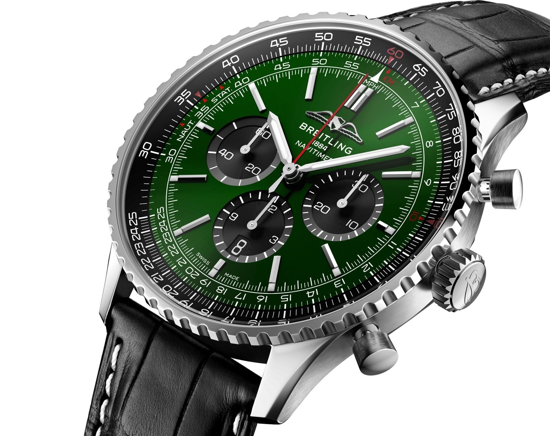 Breitling Navitimer B01 Green Dial Men 46mm