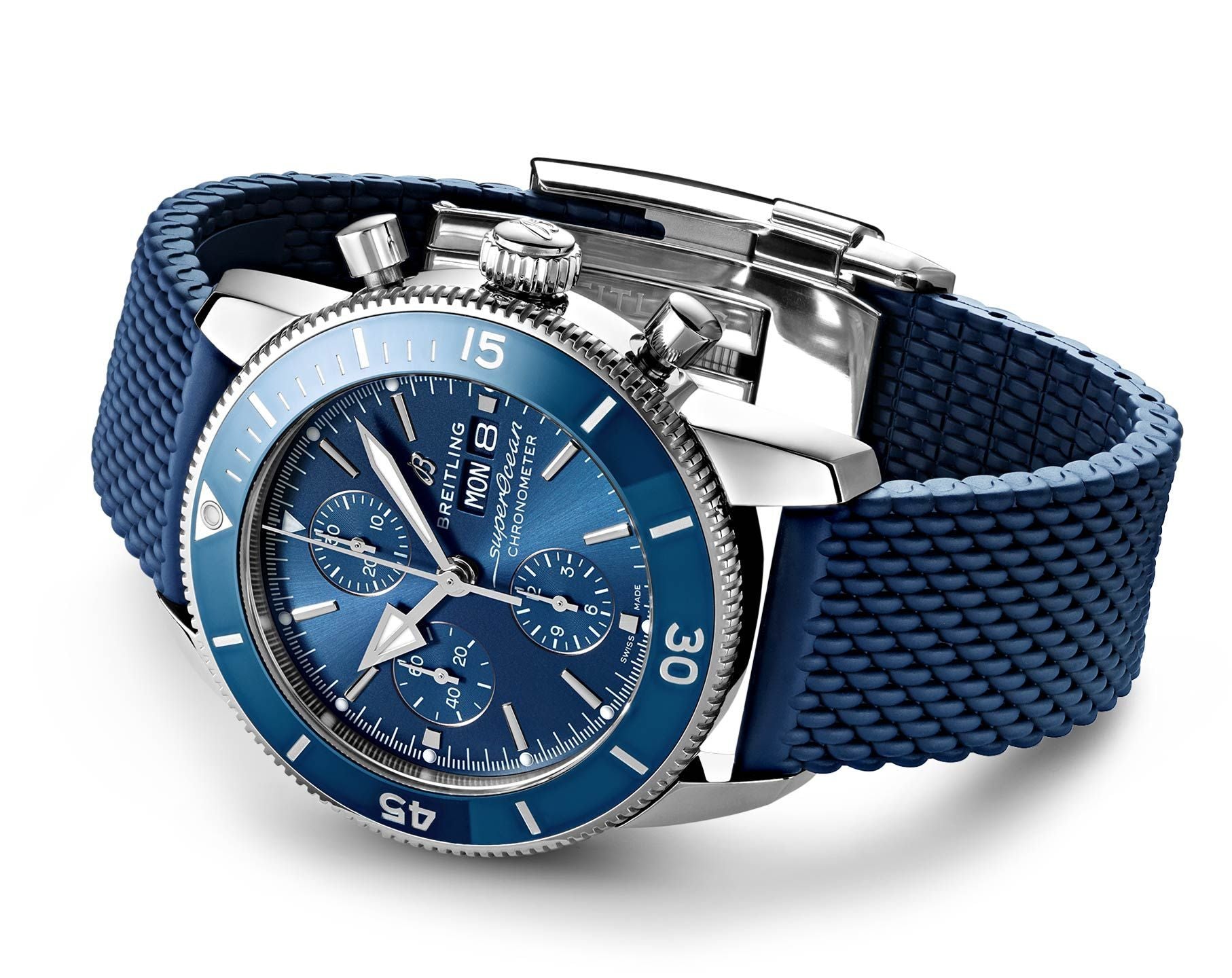 Breitling Superocean Heritage Chronograph 44 Blue Blue Dial Men 44mm