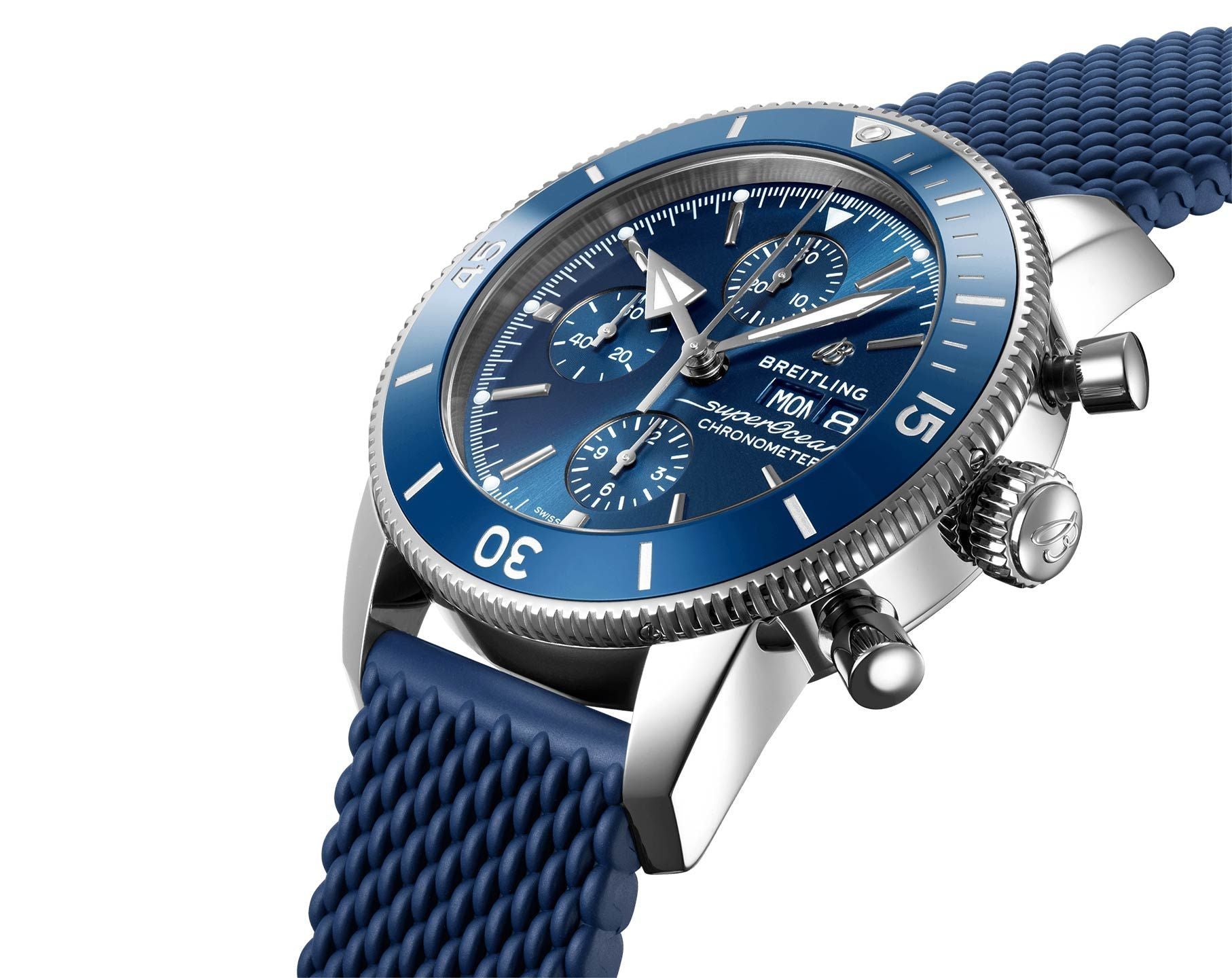 Breitling Superocean Heritage Chronograph 44 Blue Blue Dial Men 44mm