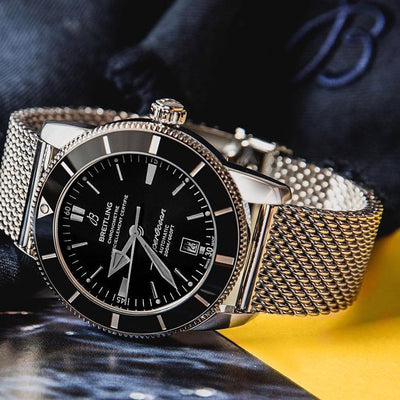 Breitling Superocean Heritage B20 Black Dial Men 44mm