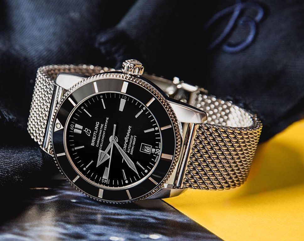 Breitling Superocean Heritage B20 Black Dial Men 44mm