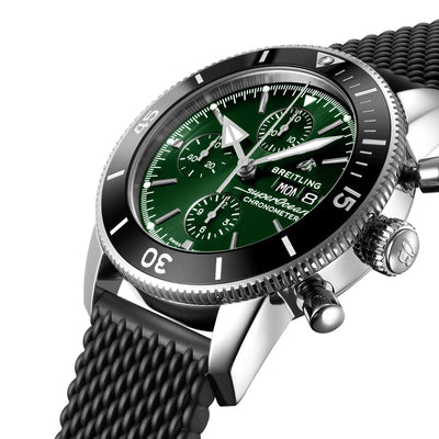 Breitling Superocean Heritage Green Dial Men 44mm