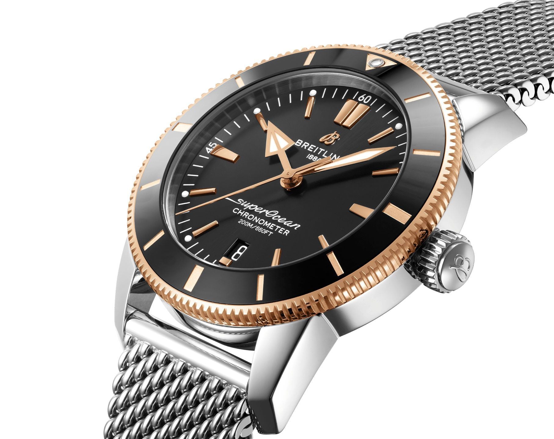 Breitling Superocean Heritage B20 Black Dial Men 44mm