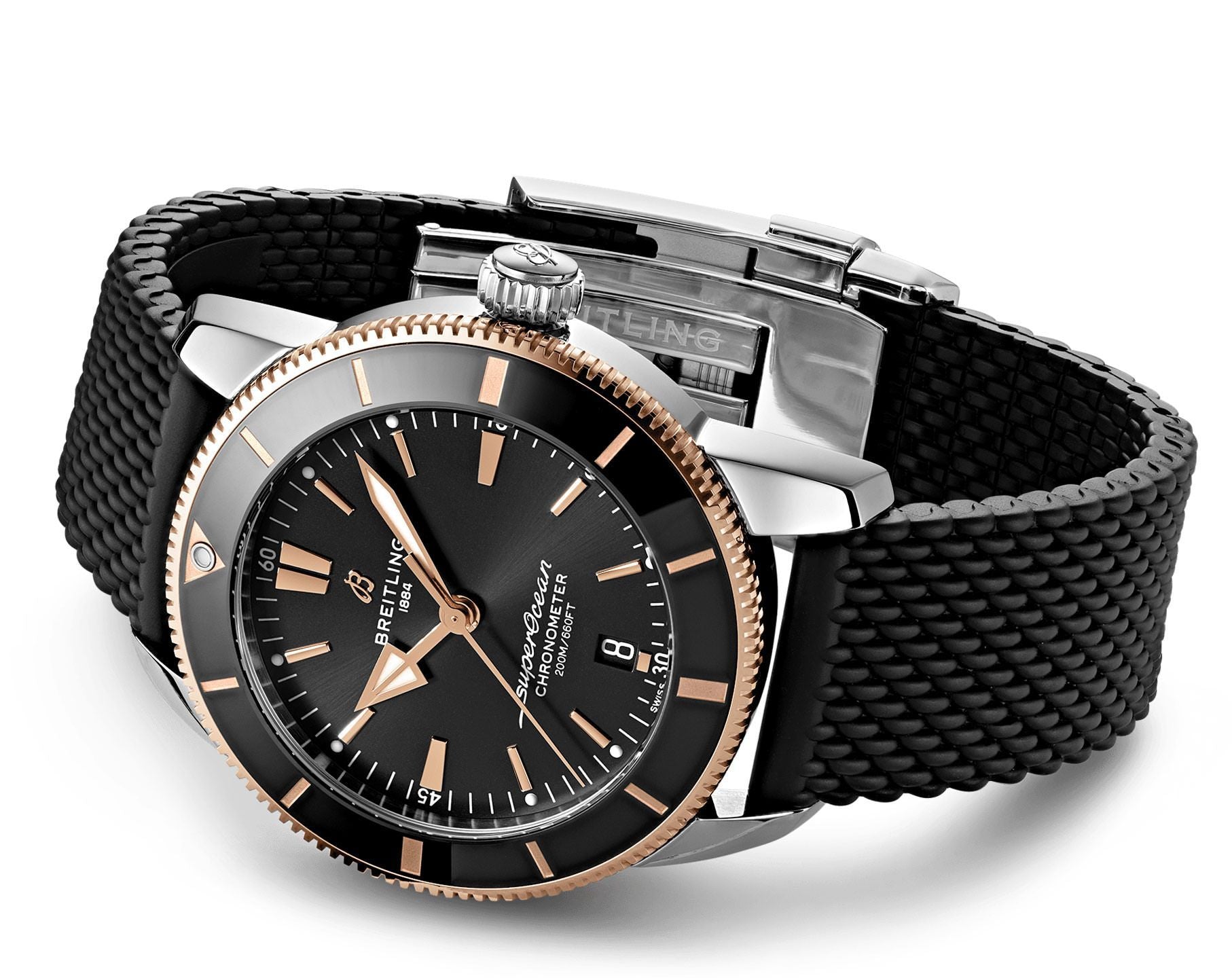 Breitling Superocean Heritage B20 Black Dial Men 44mm