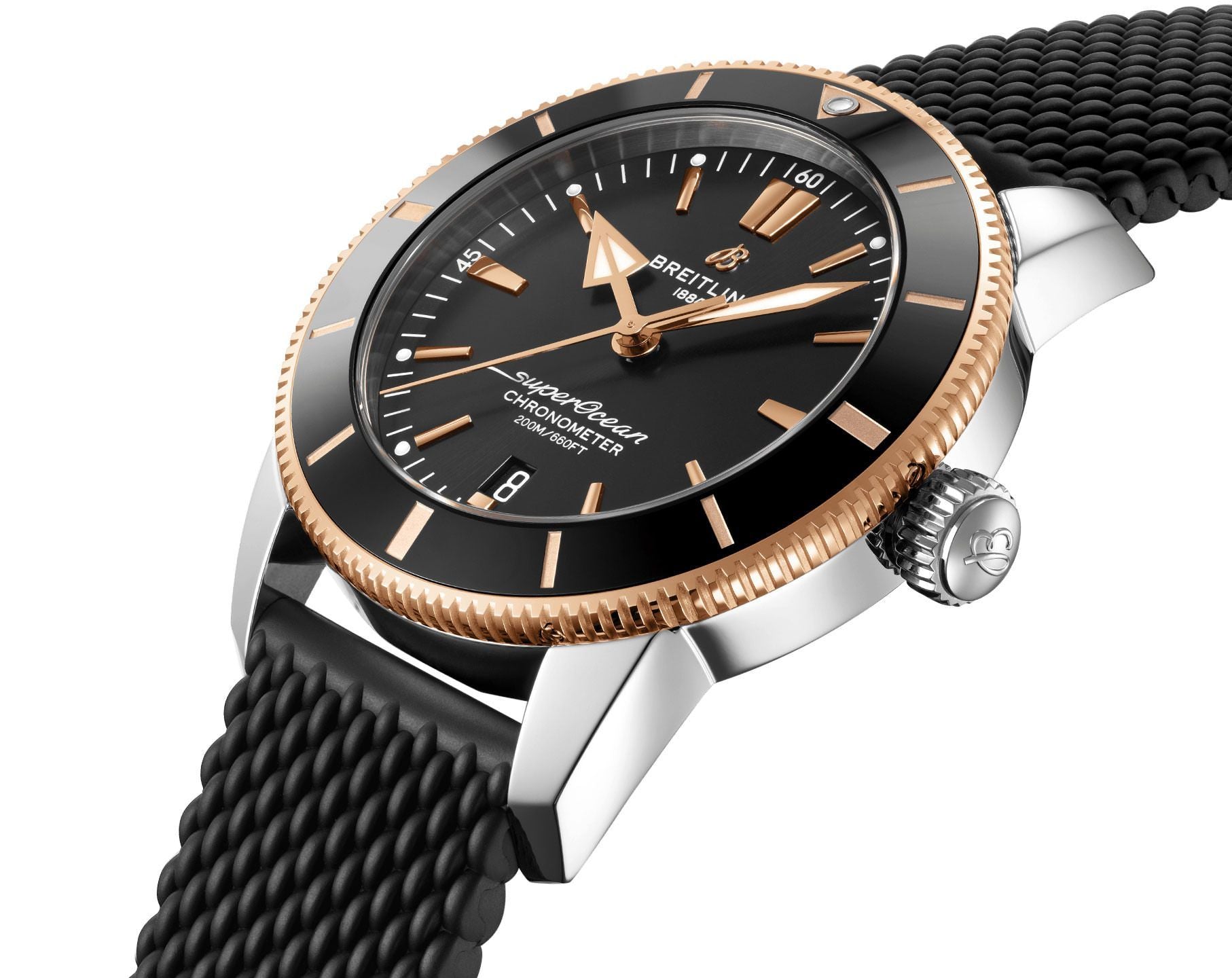 Breitling Superocean Heritage B20 Black Dial Men 44mm