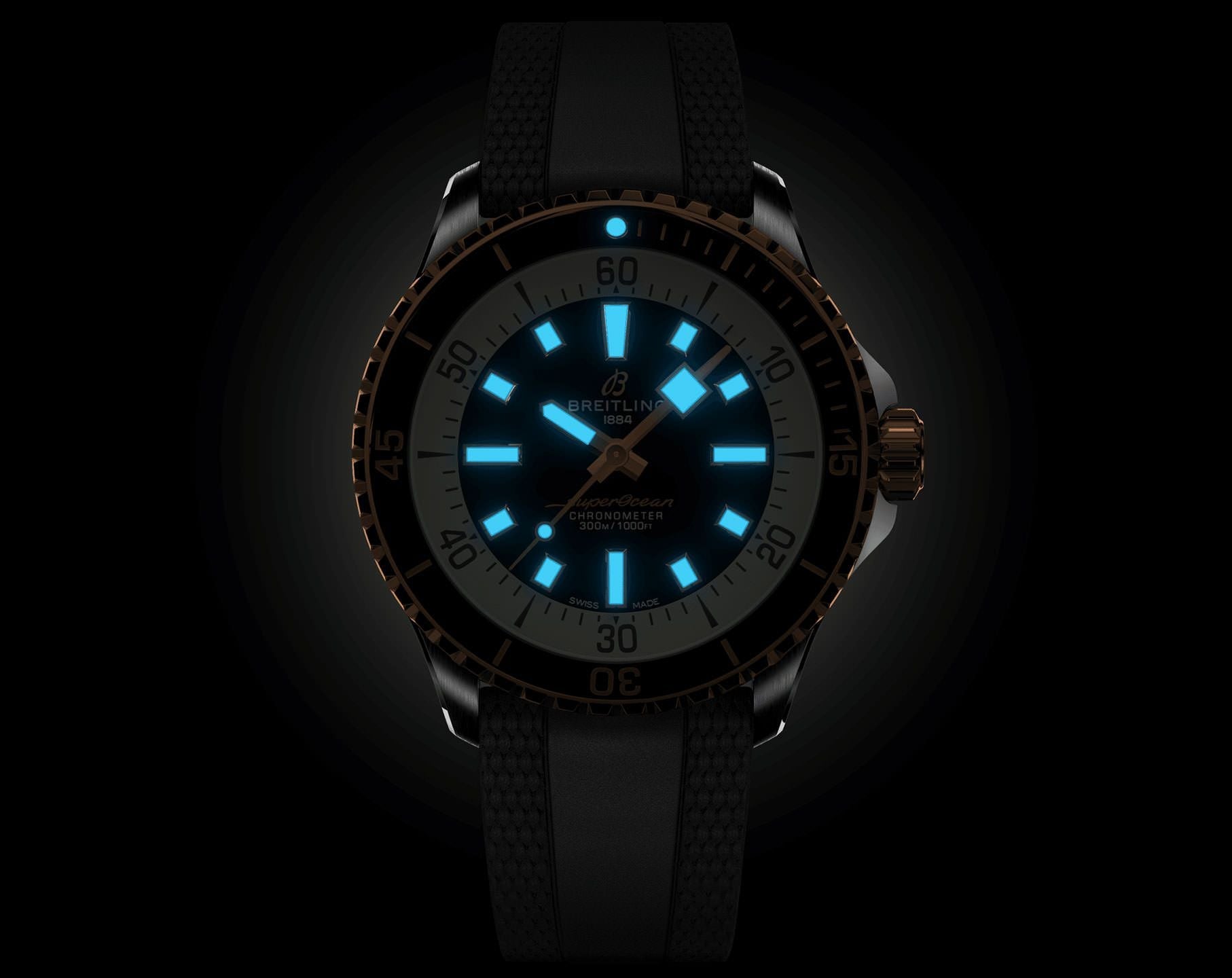 Breitling Superocean Black Dial Men 42mm