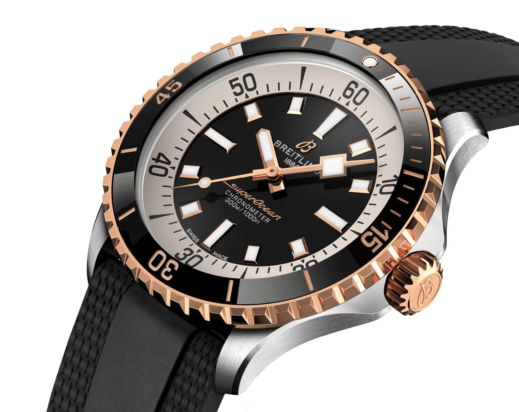 Breitling Superocean Black Dial Men 42mm