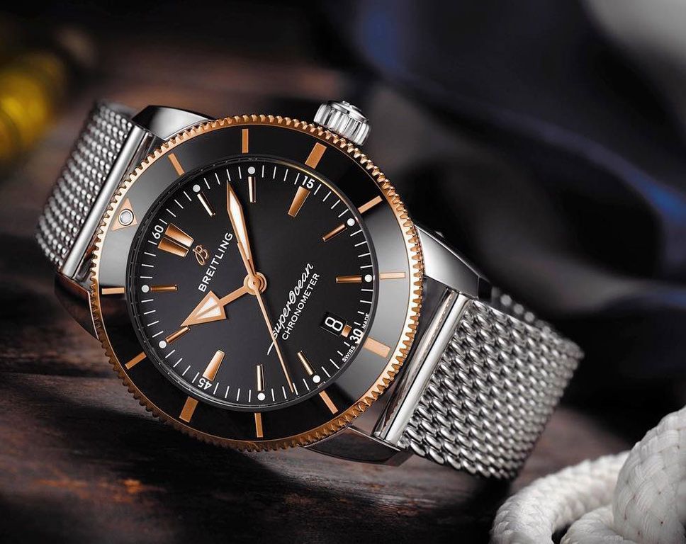 Breitling Superocean Heritage B20 Black Dial Men 44mm