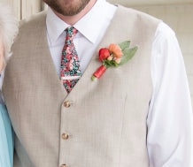 Beach Coral Rose Wedding