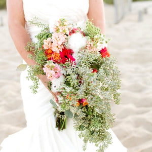 Dreamy and Bold Beach Wedding
