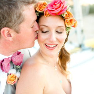 Dreamy and Bold Beach Wedding