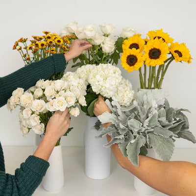Bright Sky Sunflower Bouquet Bar Flower Kit