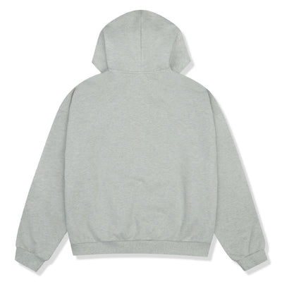 Broken Planet Ash Heather Grey Zip-Up Hoodie