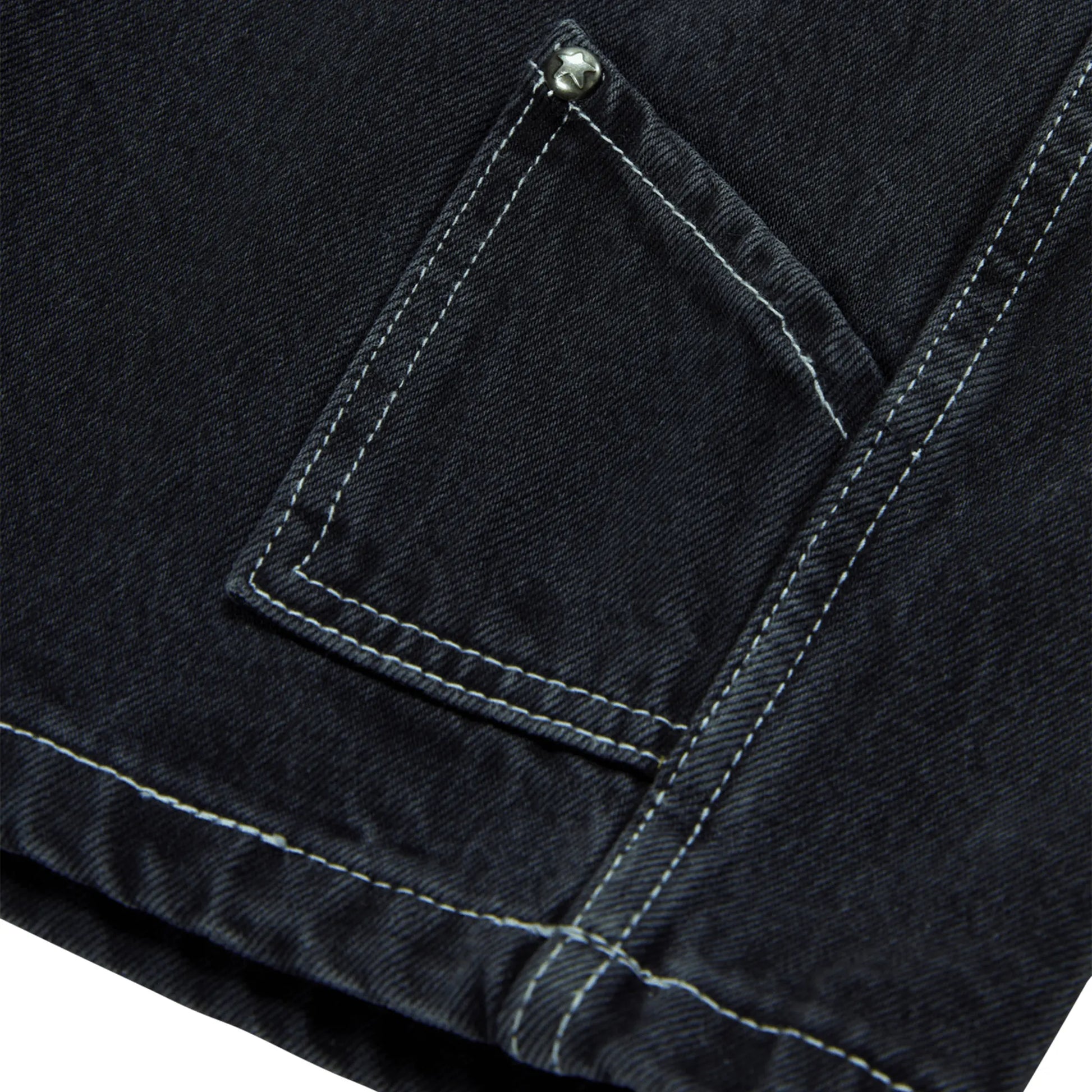 Broken Planet Denim Washed Black Shorts