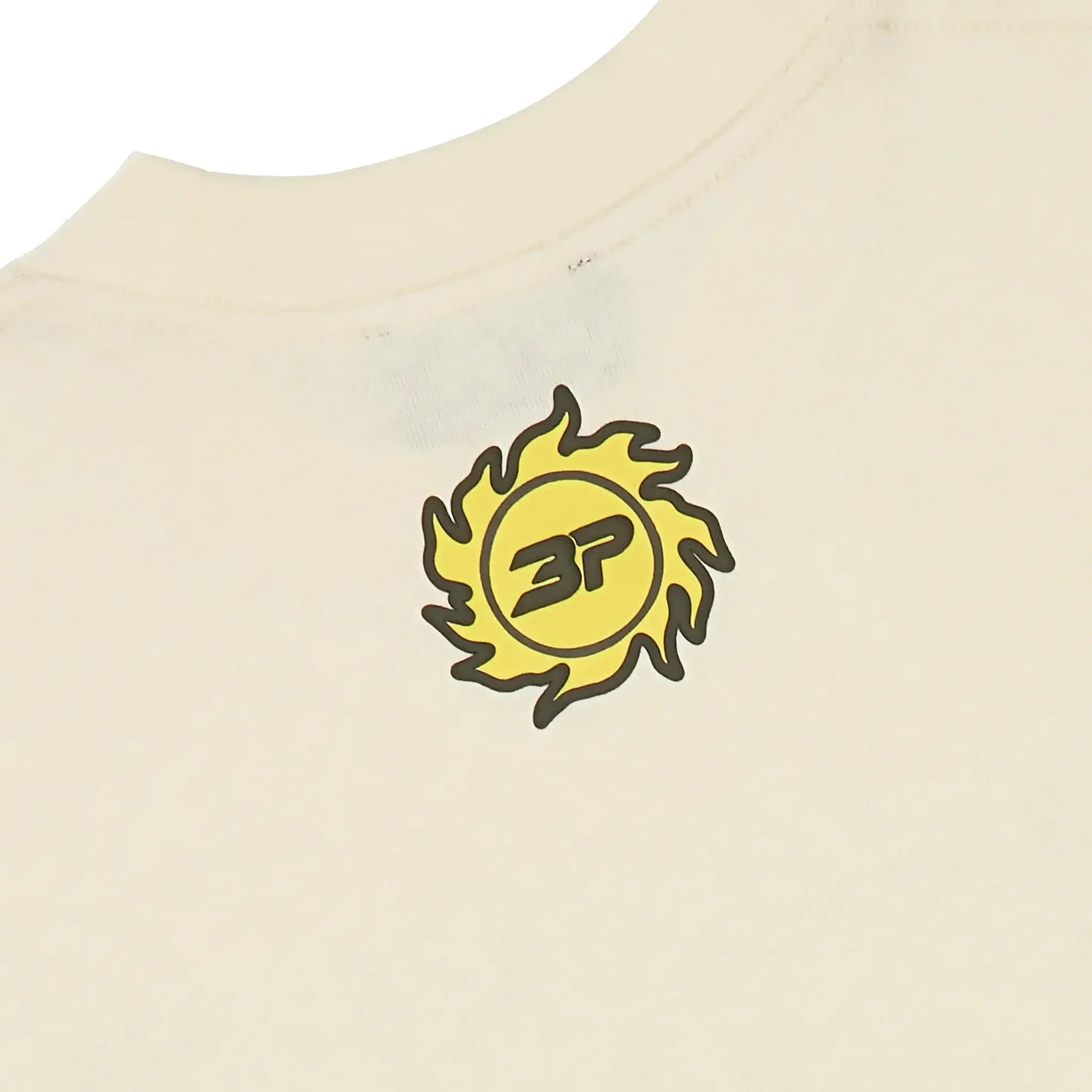 Broken Planet Foot On The Gas Vanilla White T Shirt