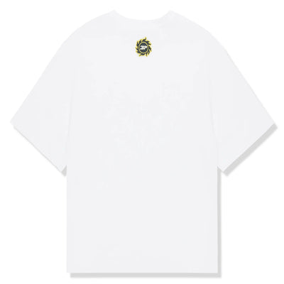 Broken Planet Grid Snow White T Shirt