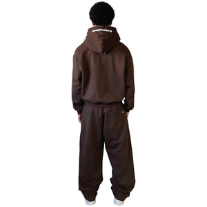 Broken Planet It Starts With Luv Mocha Brown Hoodie
