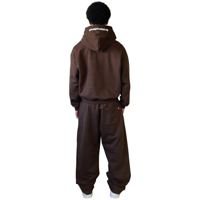 Broken Planet It Starts With Luv Mocha Brown Hoodie