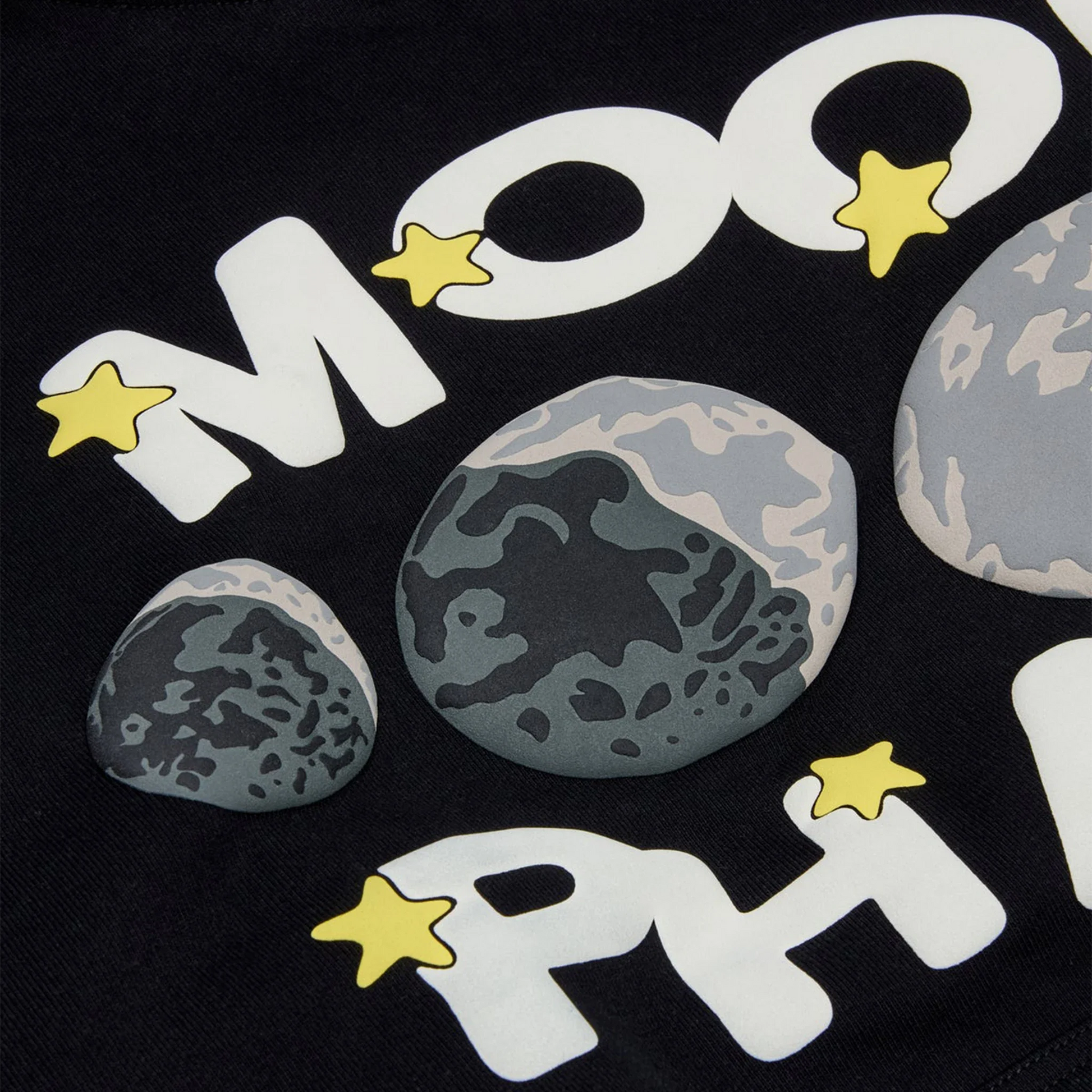 Broken Planet Midnight Black Moon Phases Hoodie
