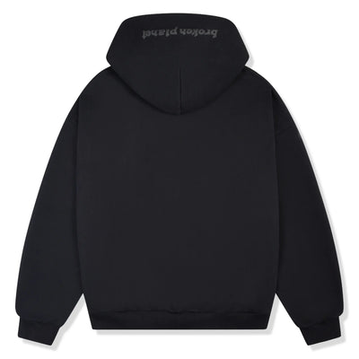 Broken Planet Midnight Black Zip-Up Hoodie