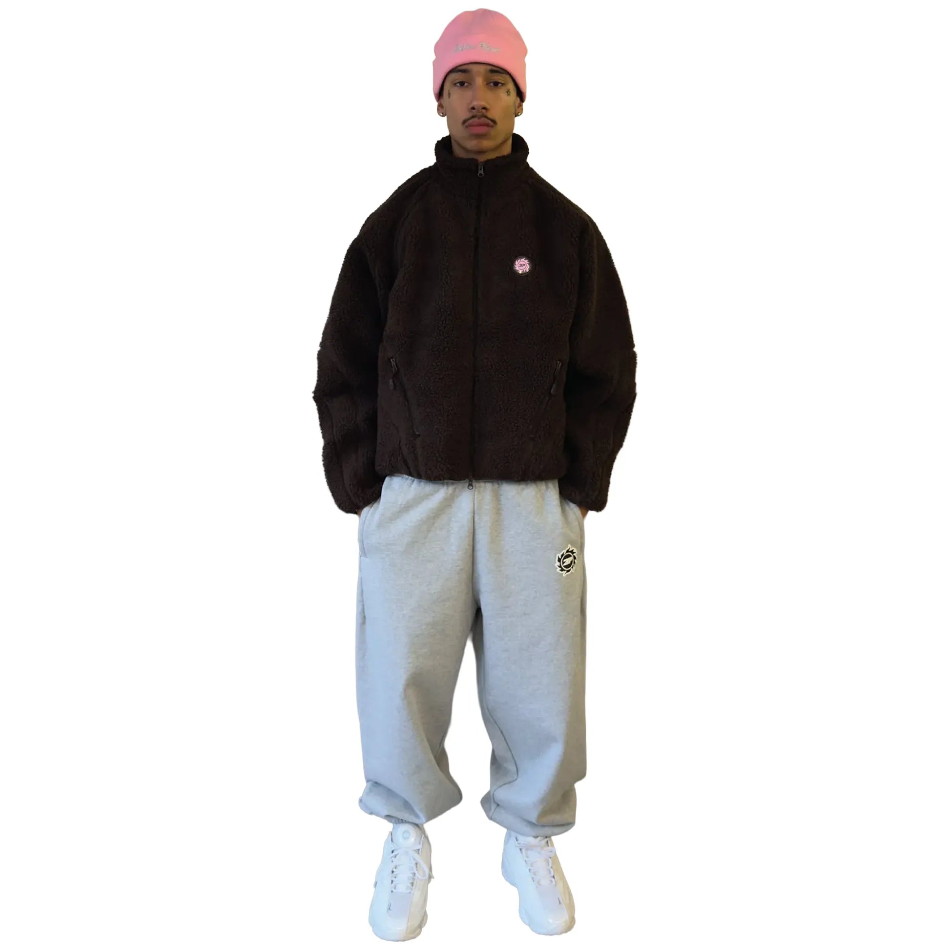 Broken Planet Mocha Brown Polar Fleece