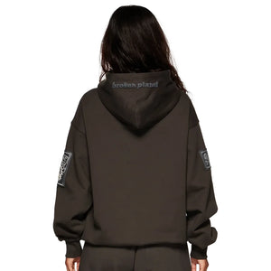 Broken Planet Repair Services Soot Black Hoodie