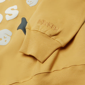 Broken Planet So Much Chaos Mustard Yellow Hoodie