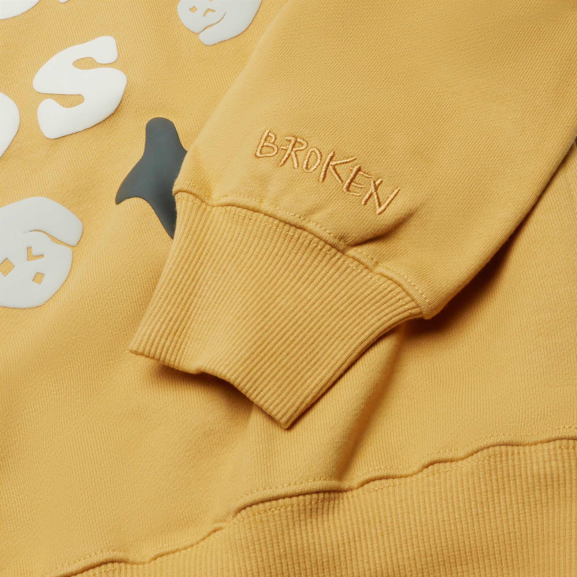 Broken Planet So Much Chaos Mustard Yellow Hoodie