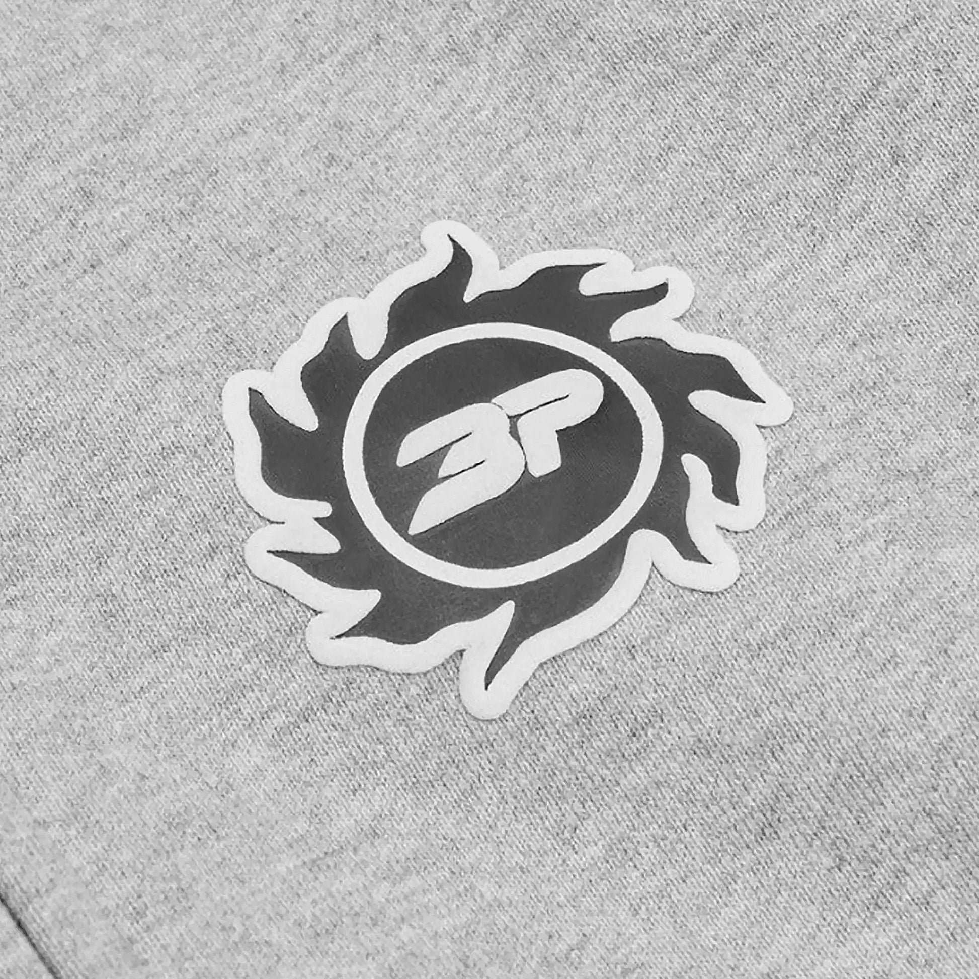Broken Planet Sun Heather Grey Zip-Up Hoodie