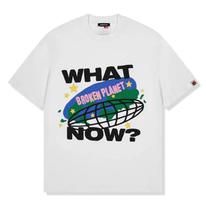 Broken Planet What Now White T Shirt