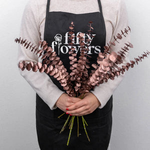 Bronzed Rose Gold Metallic Baby Eucalyptus
