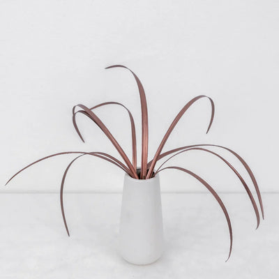 Bronzed Rose Gold Metallic Lily Grass