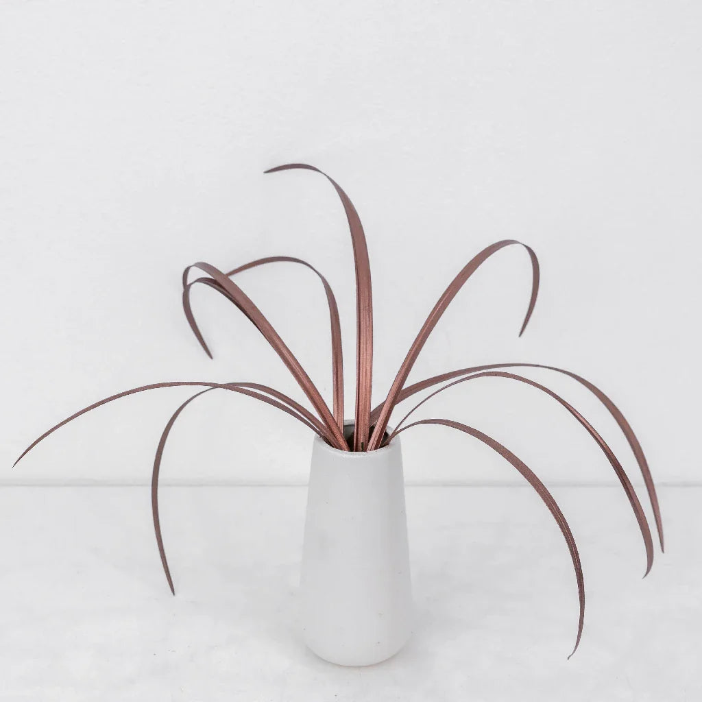 Bronzed Rose Gold Metallic Lily Grass