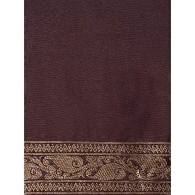 Brown Festive Wear Woven Kanjivaram Silk Saree