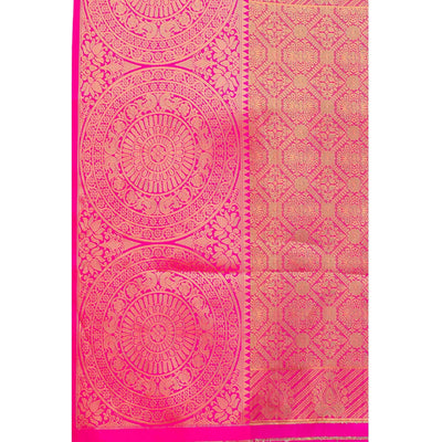 Brown Woven Banarasi Silk Saree