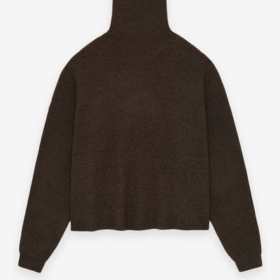 Women's Waffle Turtleneck