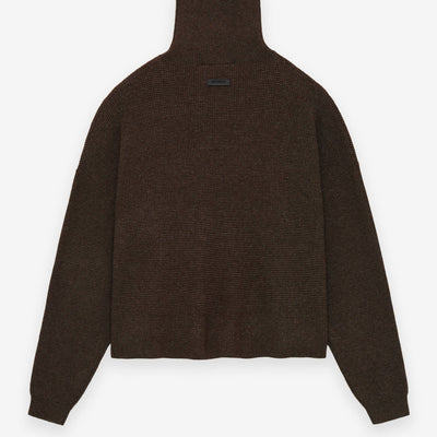 Women's Waffle Turtleneck
