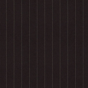 Brown Pinstripe Wool Waist Coat