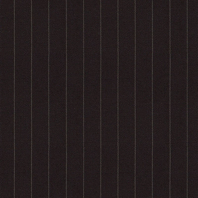 Brown Pinstripe Wool Waist Coat