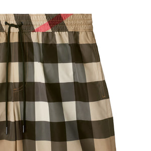 Burberry Check Beige Swim Shorts