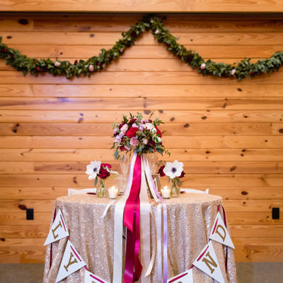 Rustic Glam Winter Wedding